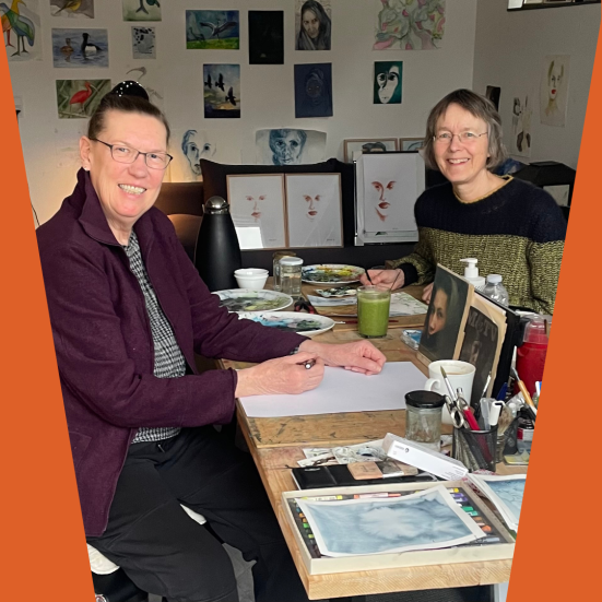 Birgit Bork Mathiesen og Karen Schink