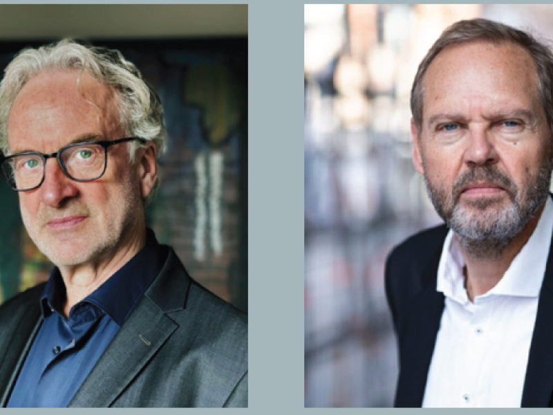 Portrætter af Jens Chr. Hansen og Flemming Højbo