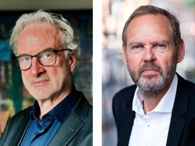 Portrætter af Jens Chr. Hansen og Flemming Højbo