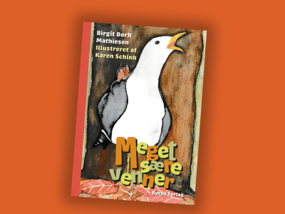 Forside til Meget sære venner skrevet af Schink og Mathisen 