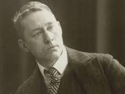 Portræt af Johannes V. Jensen