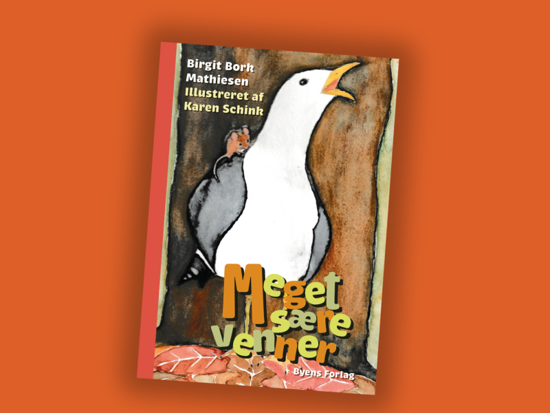 Forside til Meget sære venner skrevet af Schink og Mathisen 