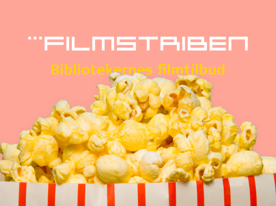 Filmstribens logo og popcorn